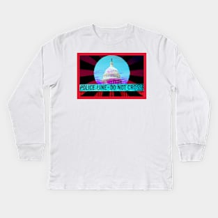 Hold The Capitol Line Kids Long Sleeve T-Shirt